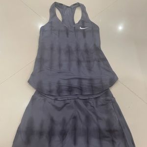 nike tennis skirt and tank